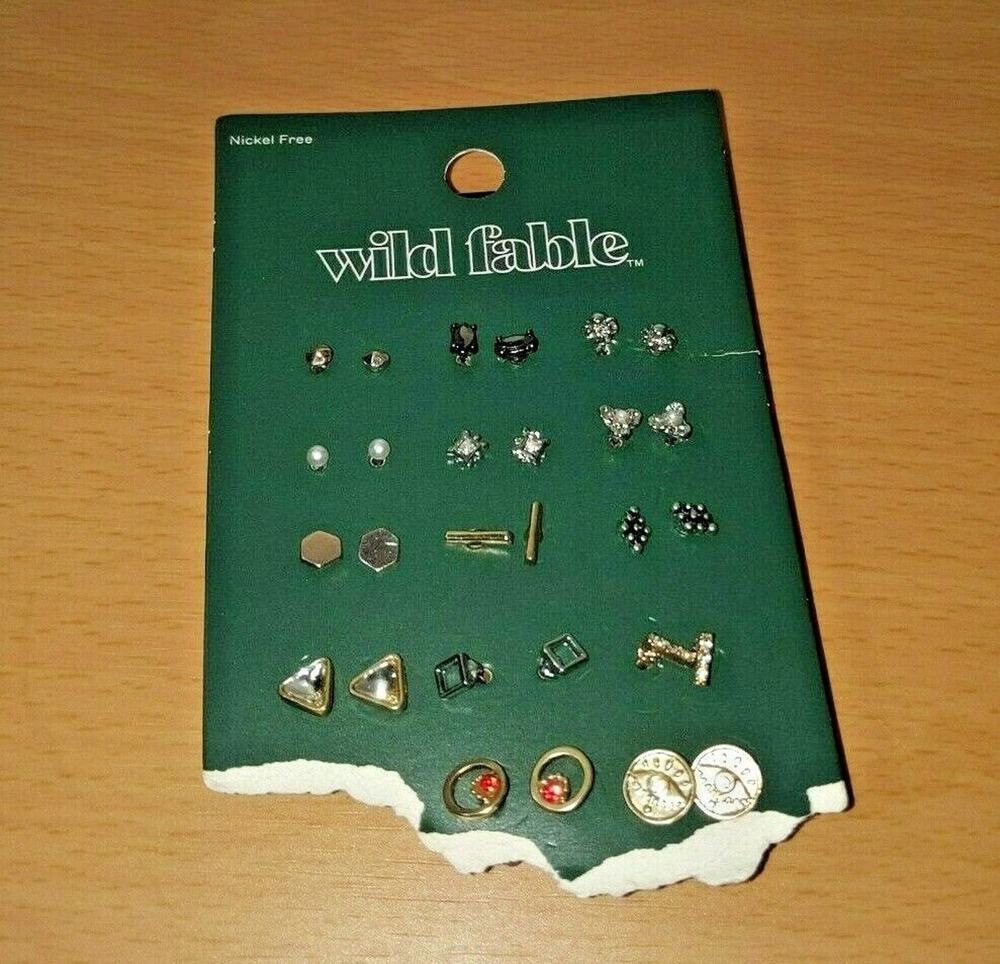 Wild Fable Earrings 14 Pairs - NEW DAMAGED PACKING